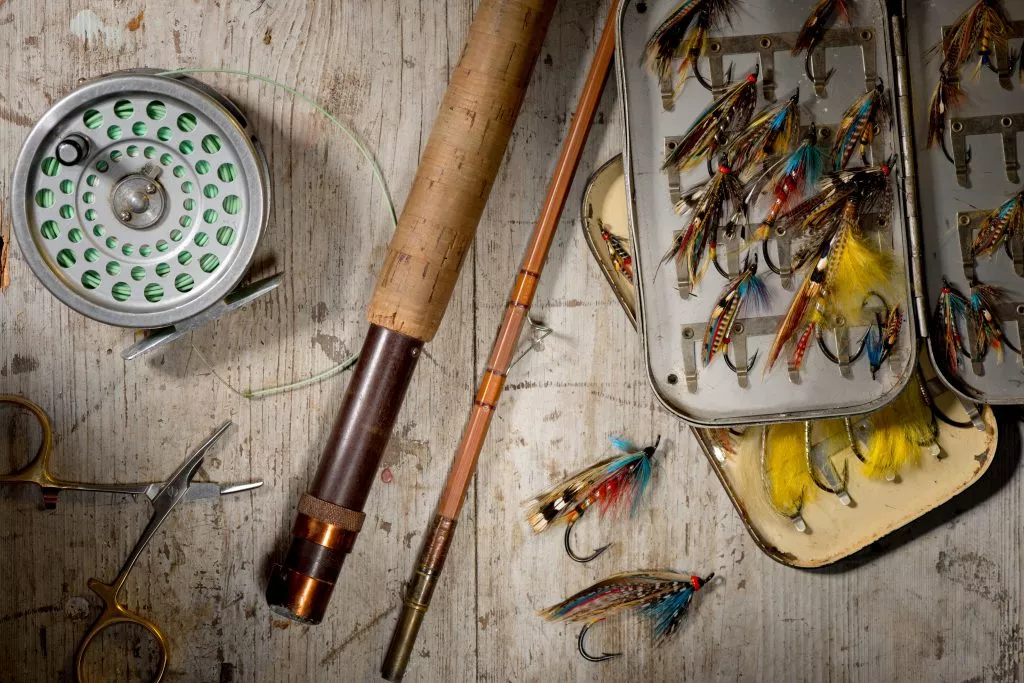 Salmon fly fishing equipment
