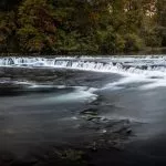 beau paysage pour la pêche à la mouche sur la rivière Krka
